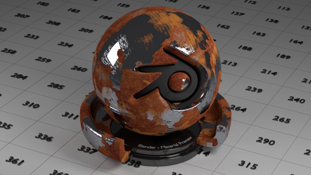 Fully Procedural PBR Rust With Streaks preview image 1